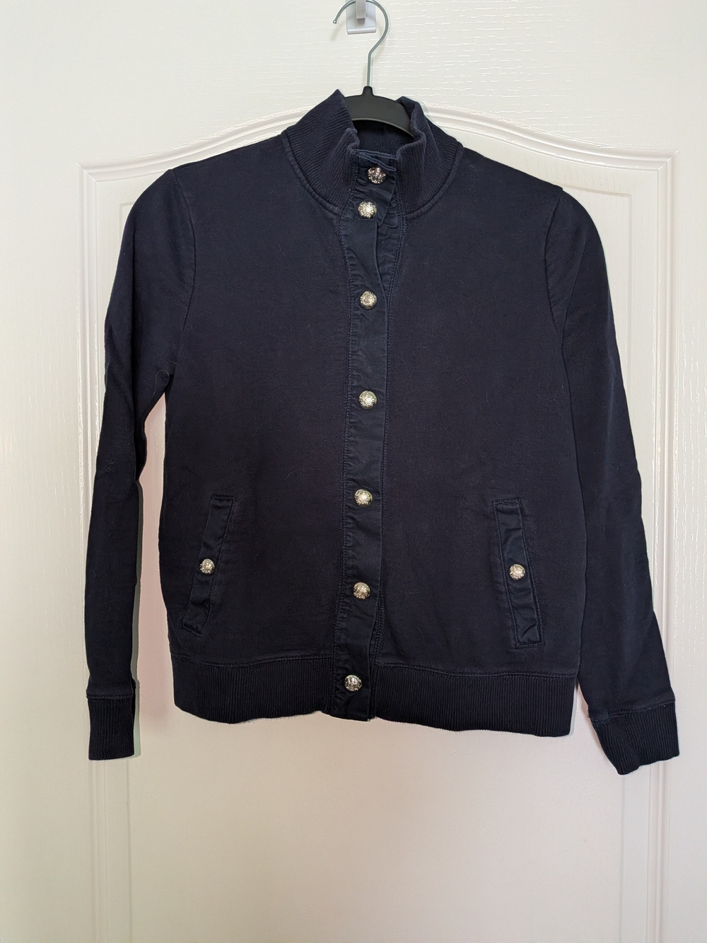 Lauren Ralph Lauren Navy Snap-Front  Jacket